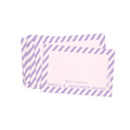Purple & Pink Diagonal Striped Best Compliments Cards