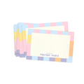 Mullti Pastel Striped Best Compliments Cards