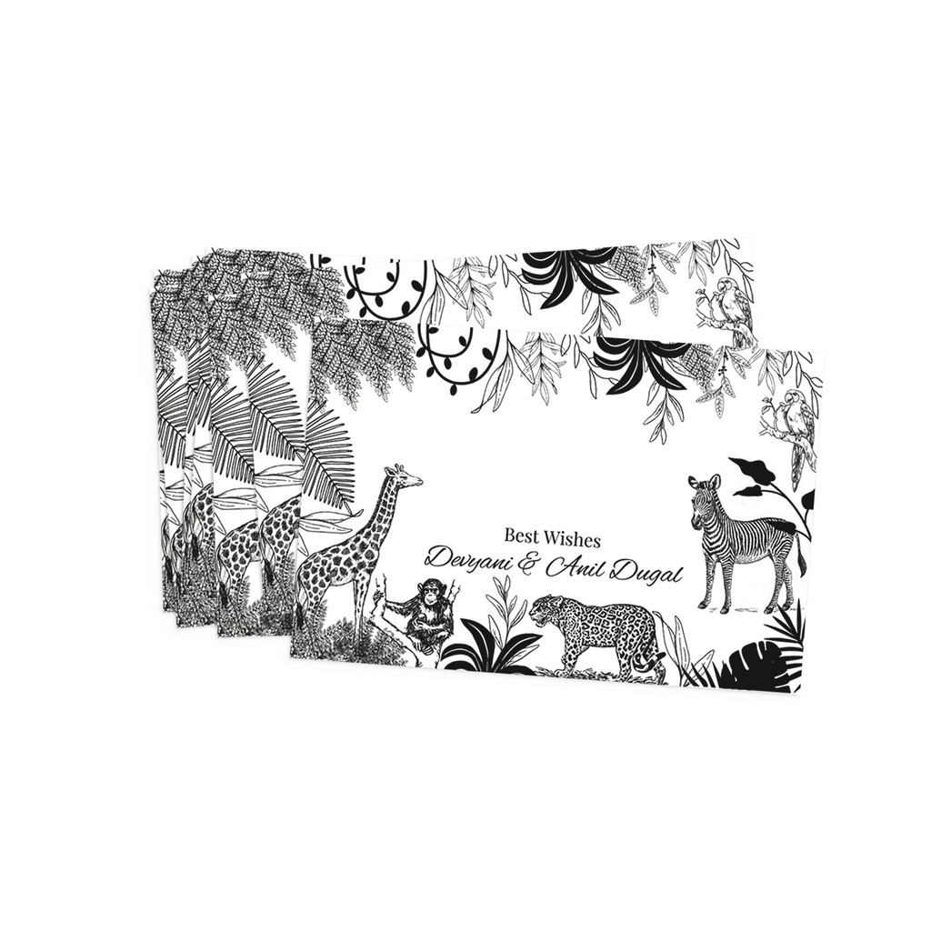 Jungle Noir Best Compliments Cards