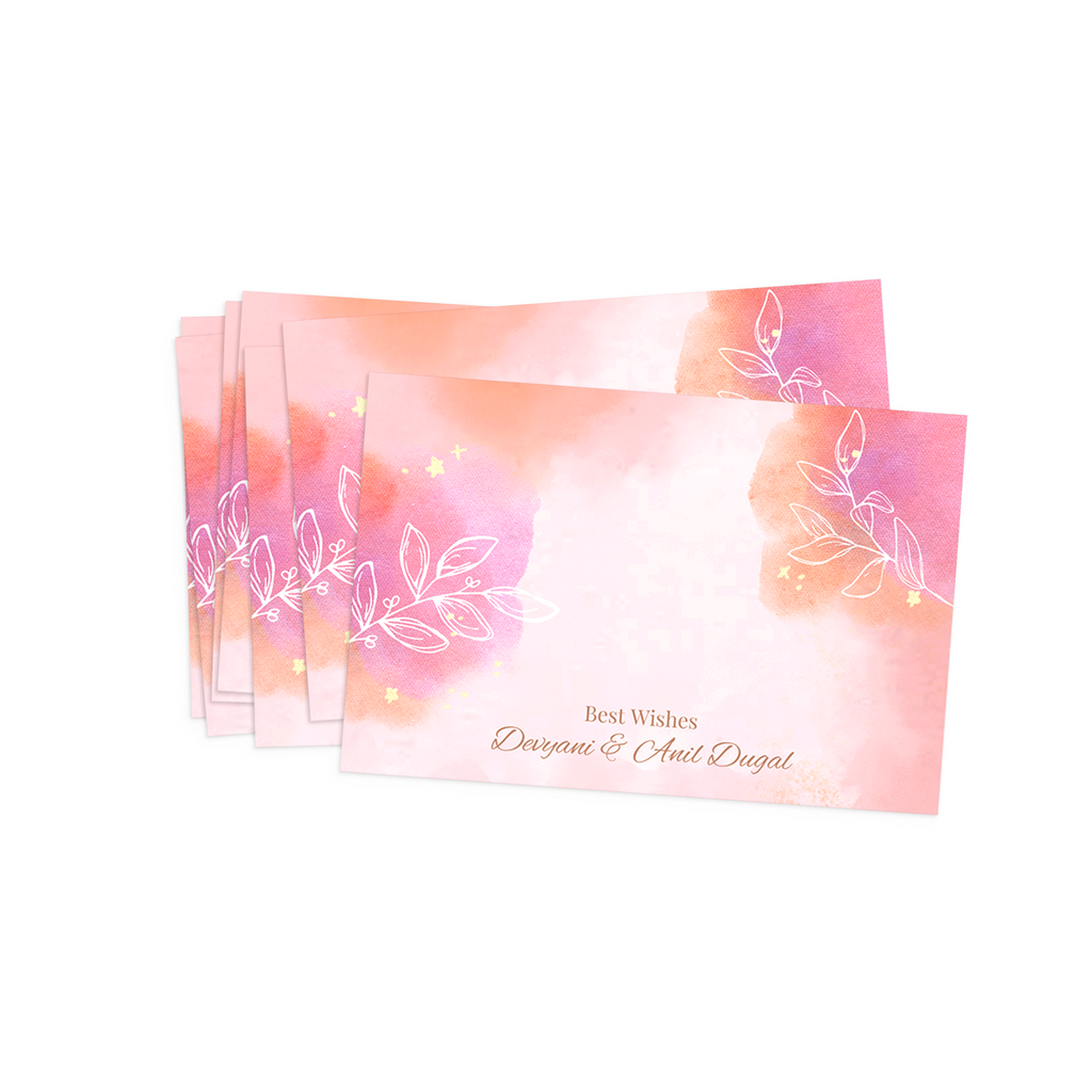 Golden Hour Leaves Best Compliments Cards