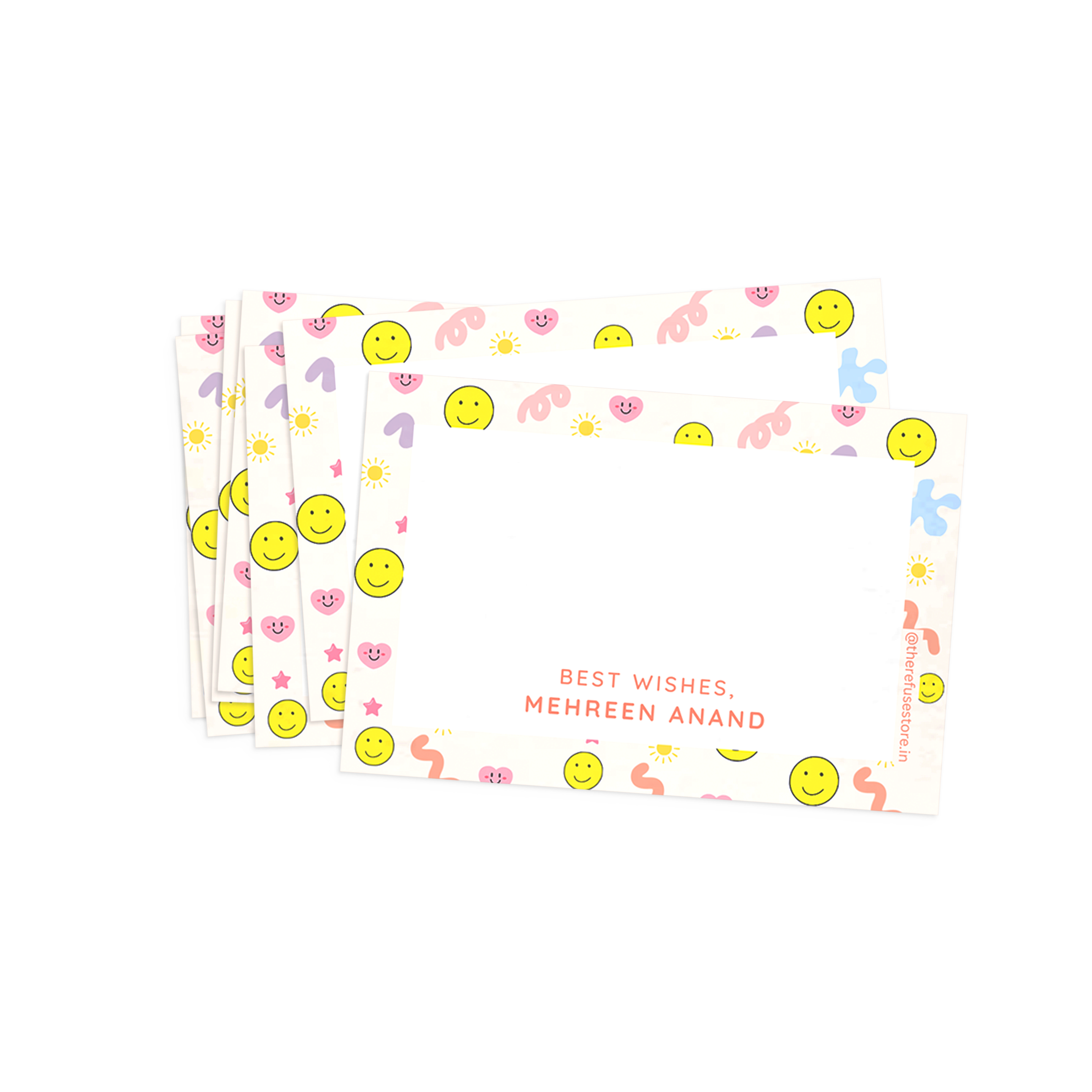 Smiley Face Best Compliments Cards