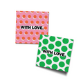 Polka Madness Personalised Fold Gift Cards