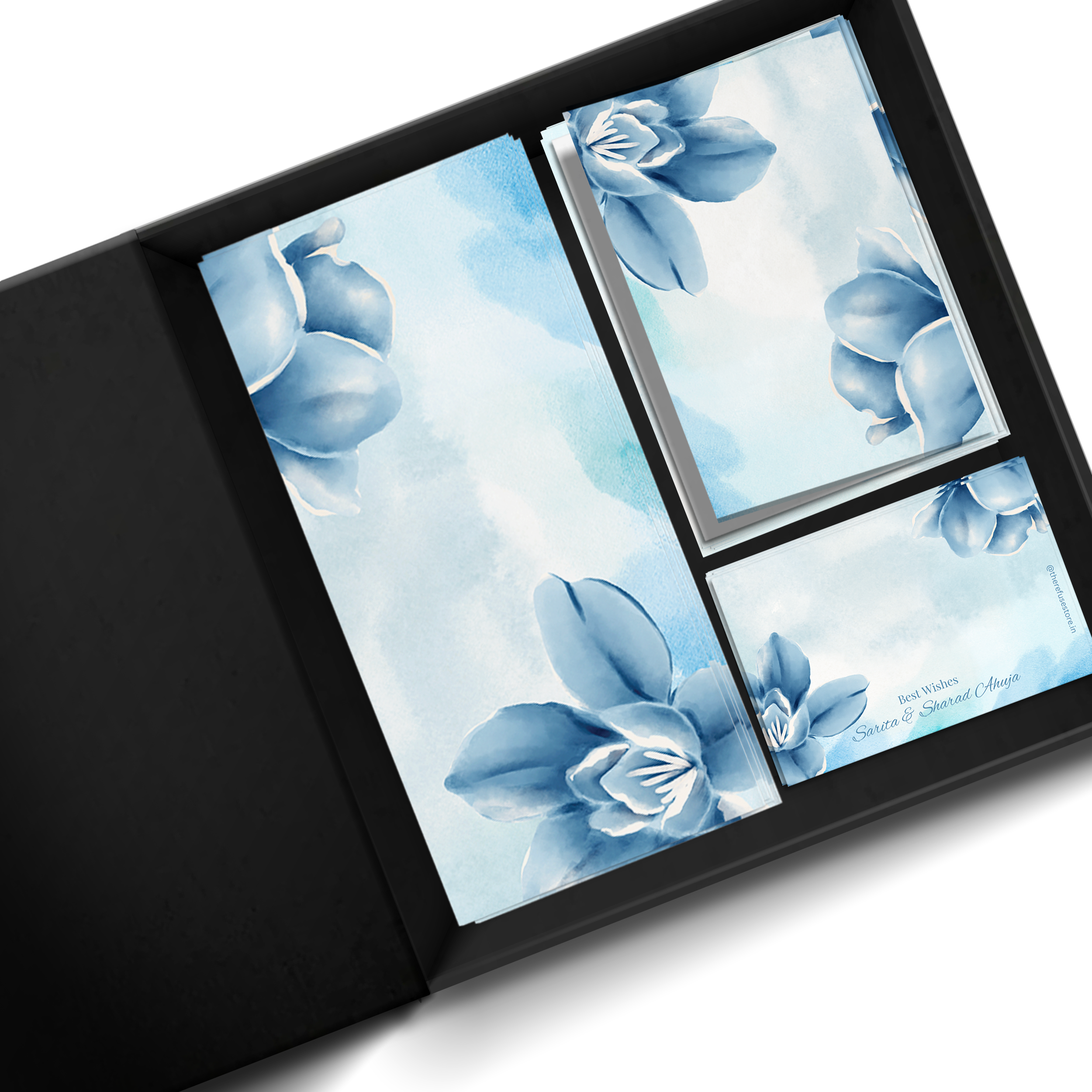Blue Bloom Watercolour Personalised Gifting Mini Set WITH BOX