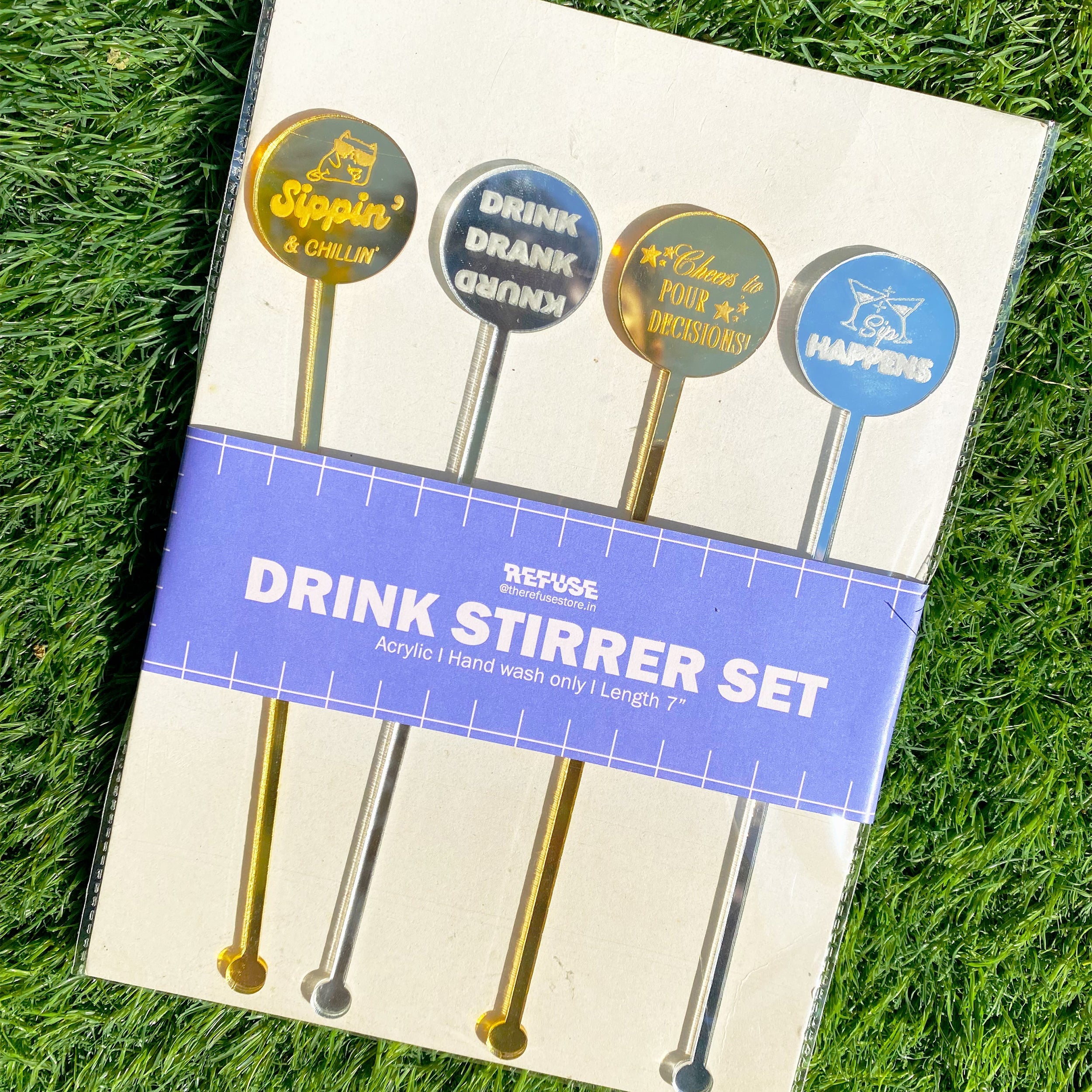 The Stirring Squad - Drink Stirrers - Set Of 4