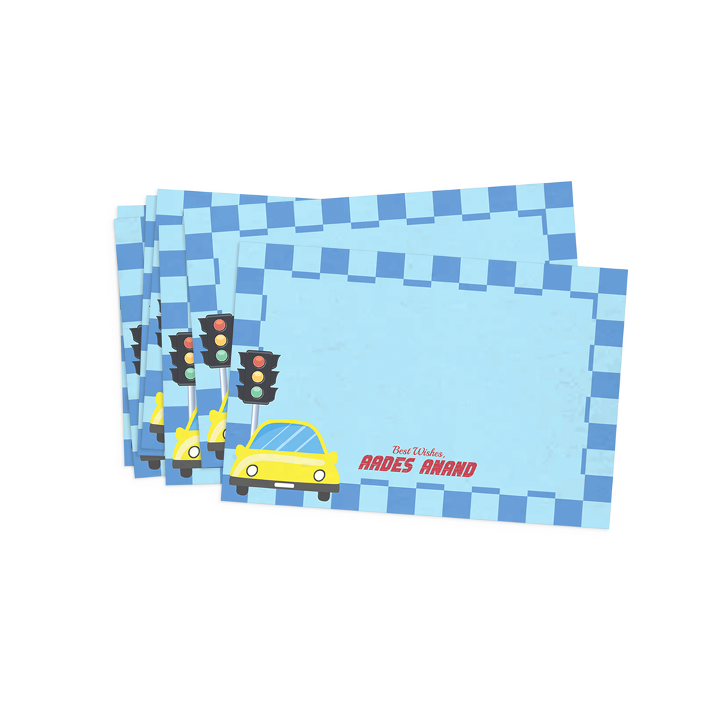 Car Kids Personalised Best Compliments Cards