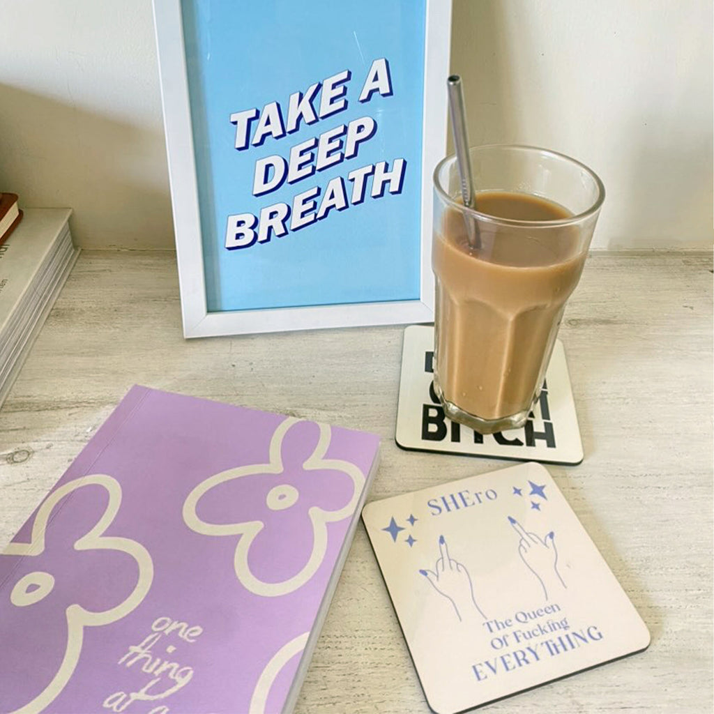 Shero – The Queen Of Everything Coaster with notebook & poster
