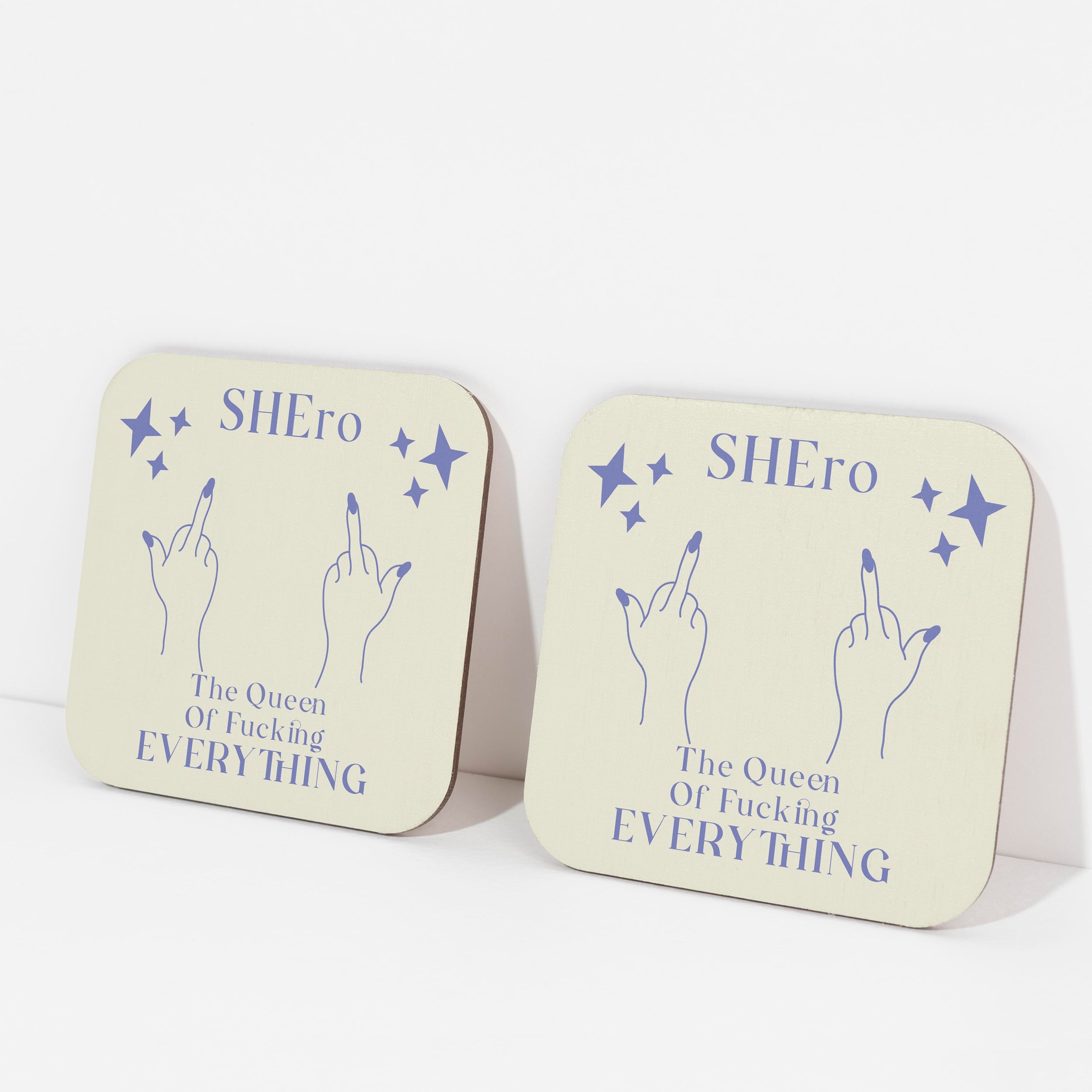 Shero – The Queen Of Everything Coaster (Set of 2)
