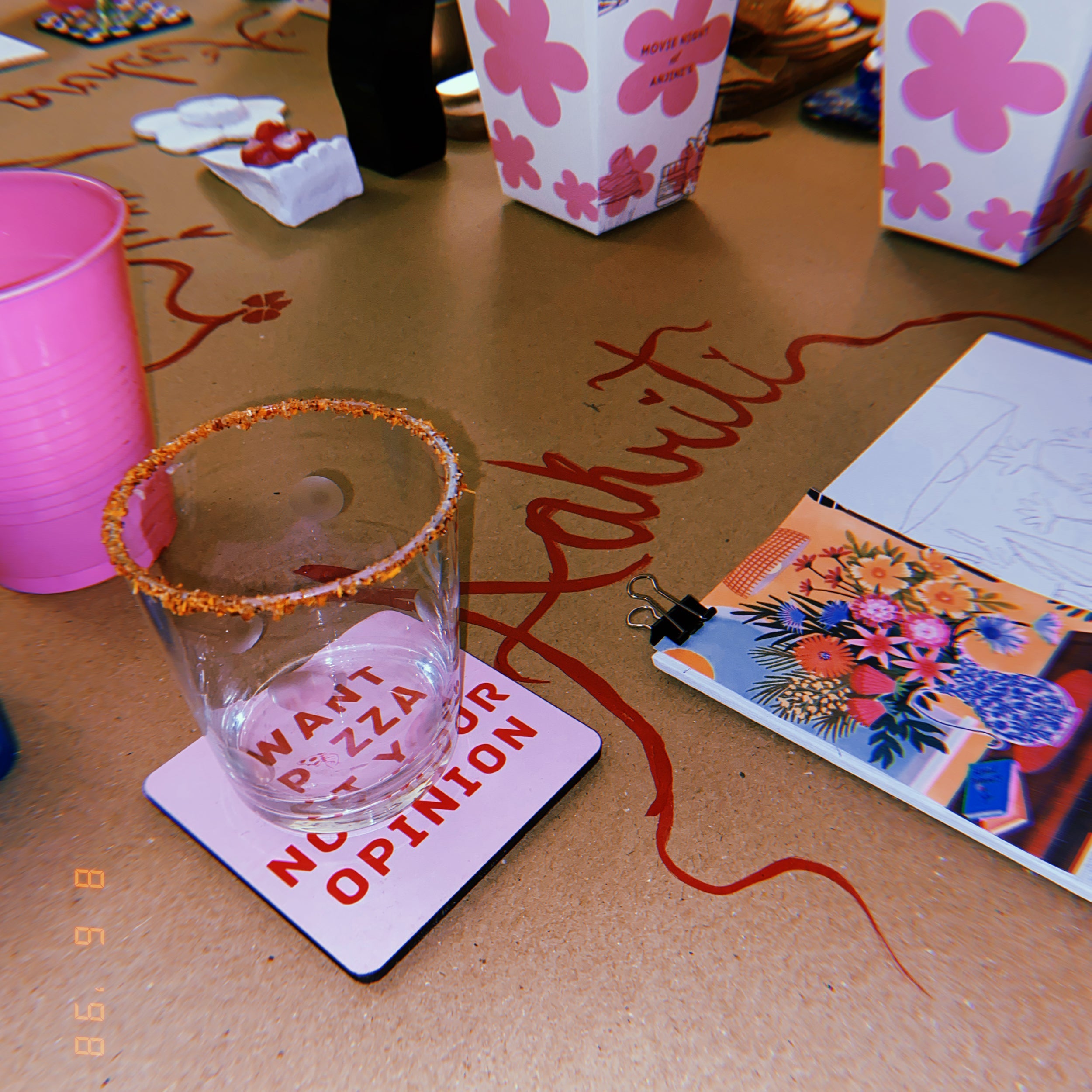 Want Pizza Not Your Opinion Coaster