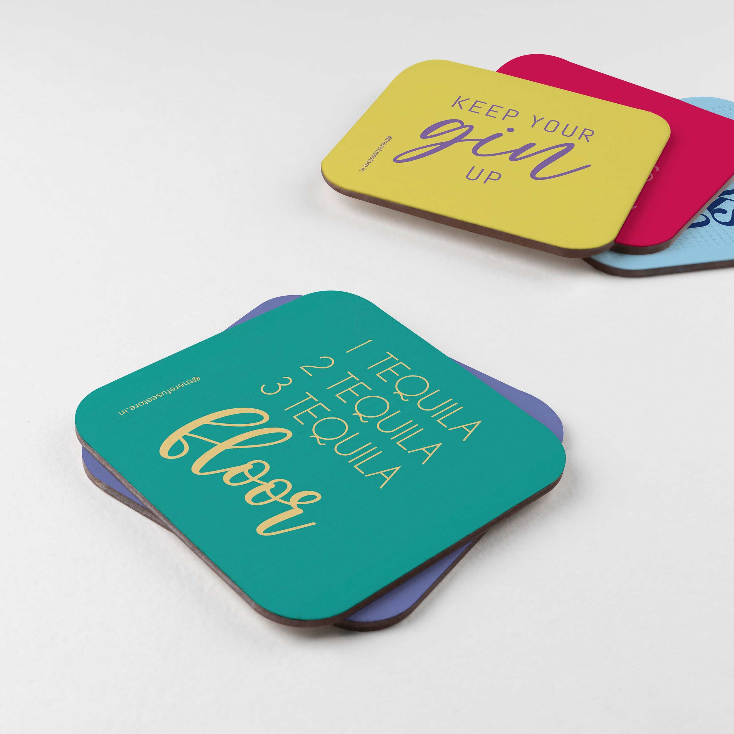Alcohol quote Coasters
