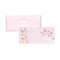 Pink Watercolour With Pink Flowers Personalised Money Envelopes