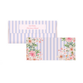 Stripped Pink Floral Personalised Money Envelopes