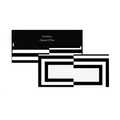 Black & White Lined Personalised Money Envelopes