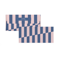 Blue & Pink Slashed Striped Personalised Money Envelopes