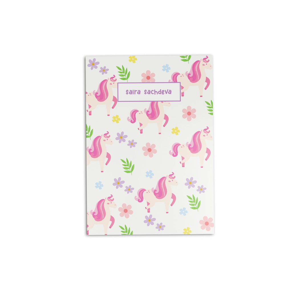 Unicorn Personalised Folder