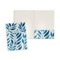 Aqua Leaf Personalised Folder