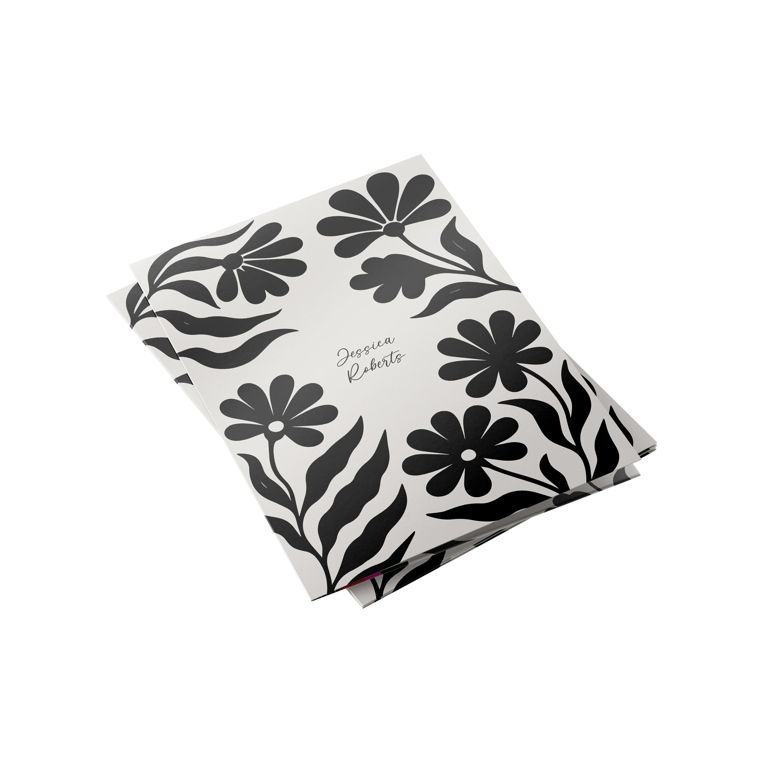 Midnight Bloom Personalised Folder