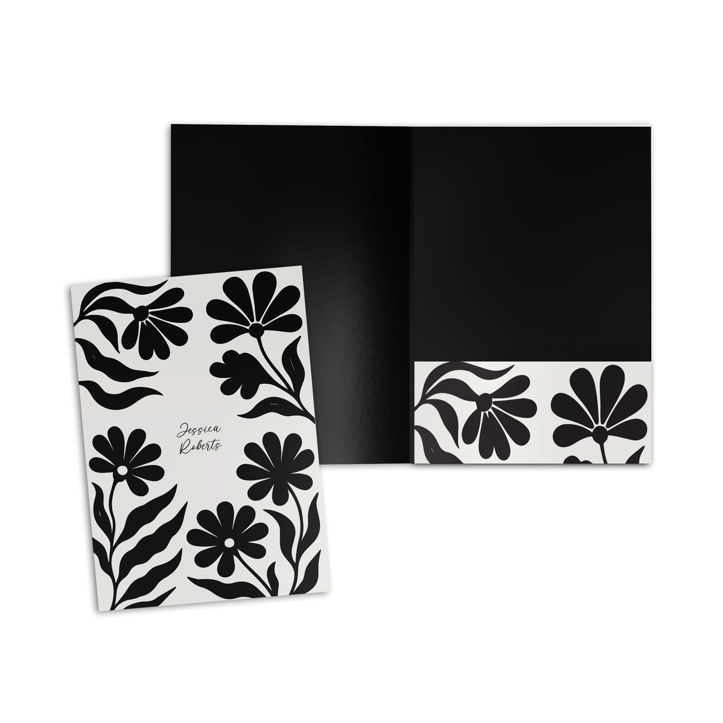 Midnight Bloom Personalised Folder