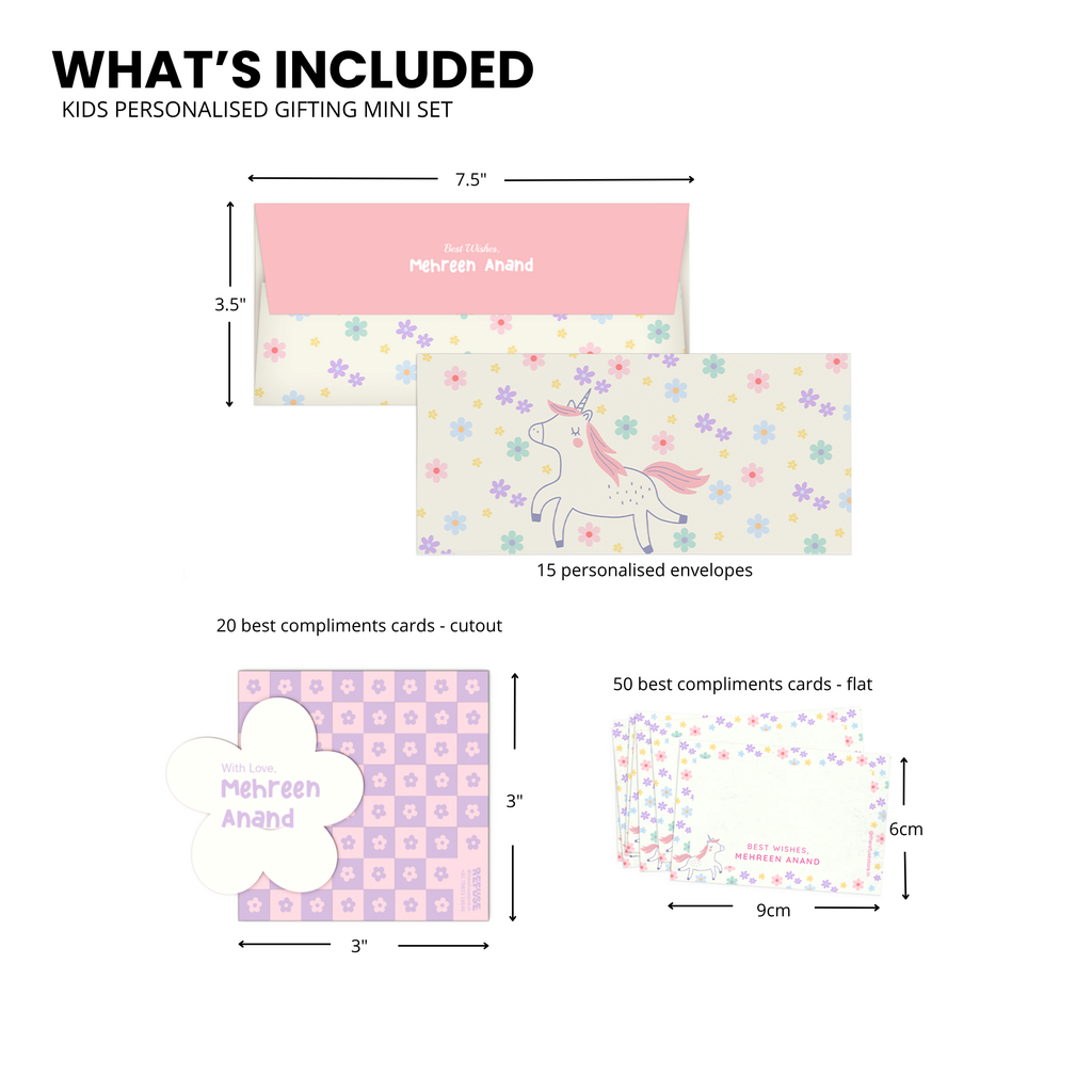 Flower Power Kids Personalised Gifting Mini Set