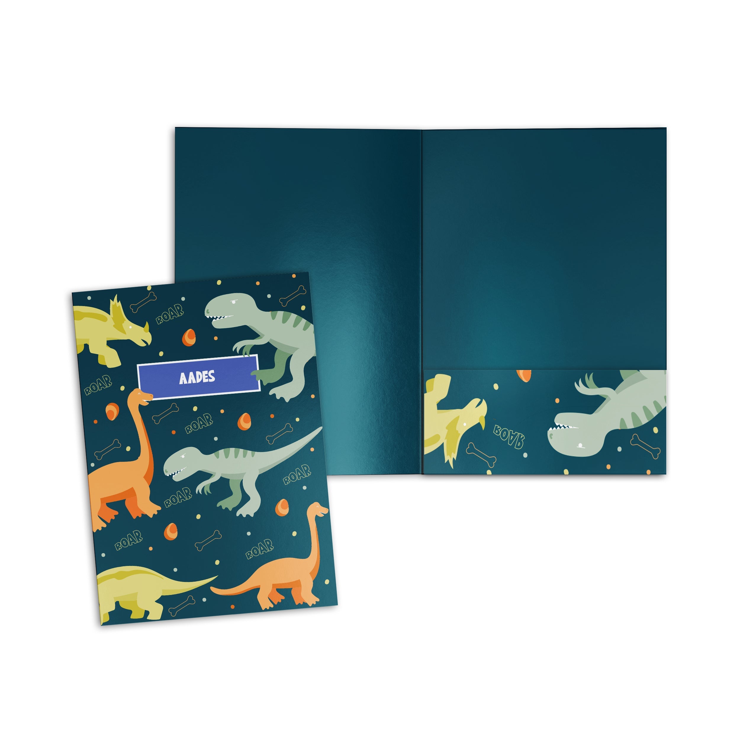Dinosaur Personalised Paper Folder