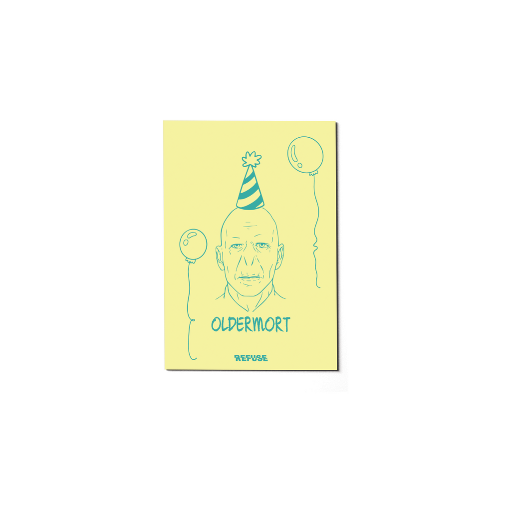 Oldermort Greeting Card