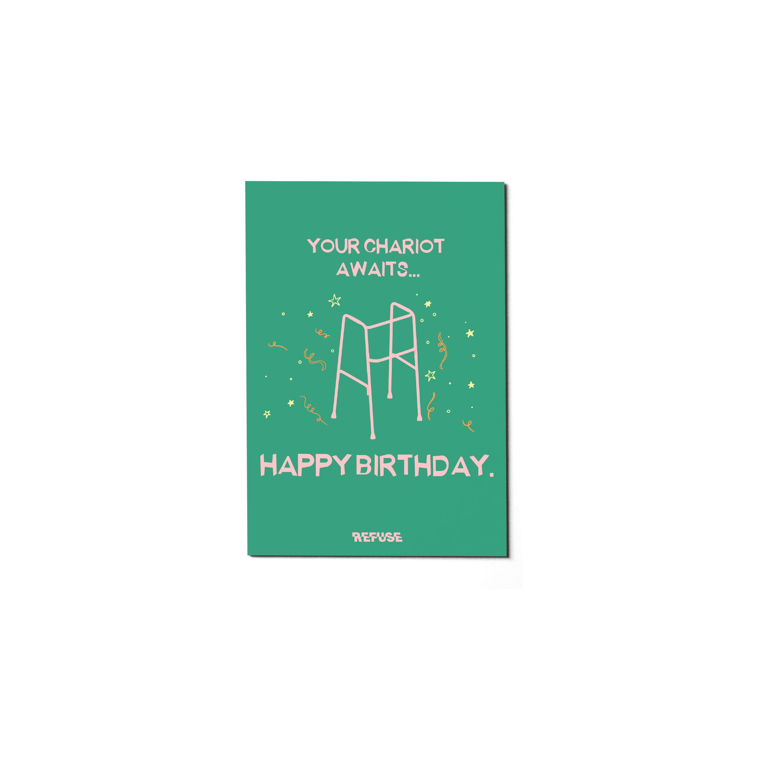 Your Chariot Awaits Greeting Card