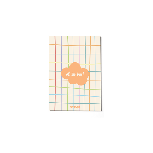 All The Best Multi Lines Greeting Card