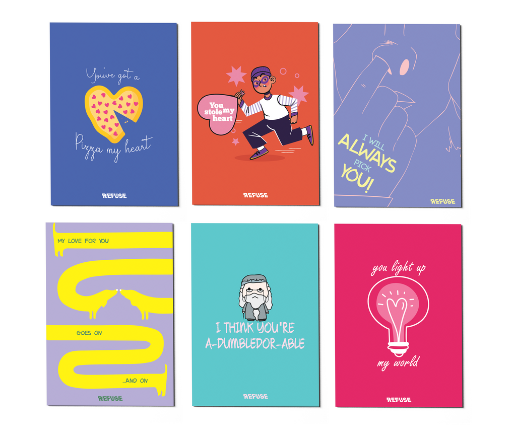 Romantic greeting cards