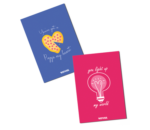 Romantic greeting cards