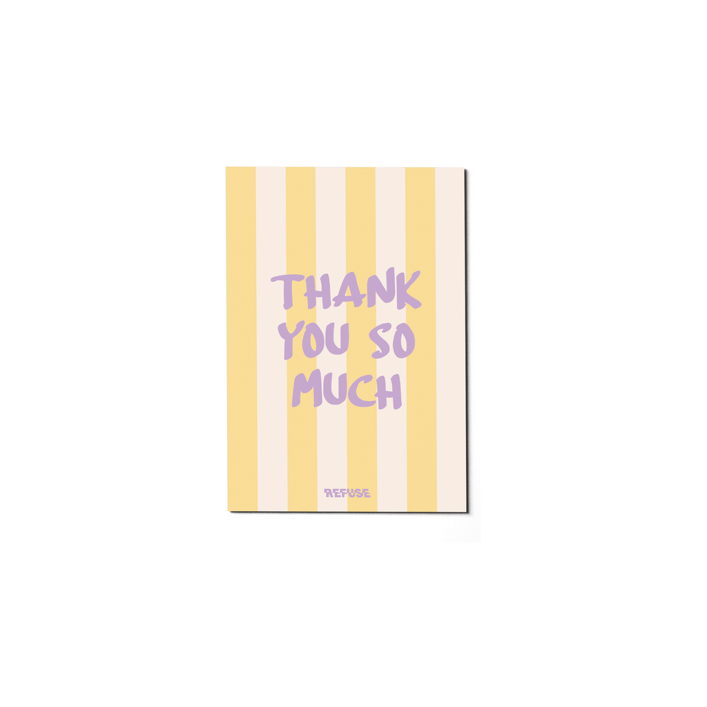 Thank You So Much Greeting Card