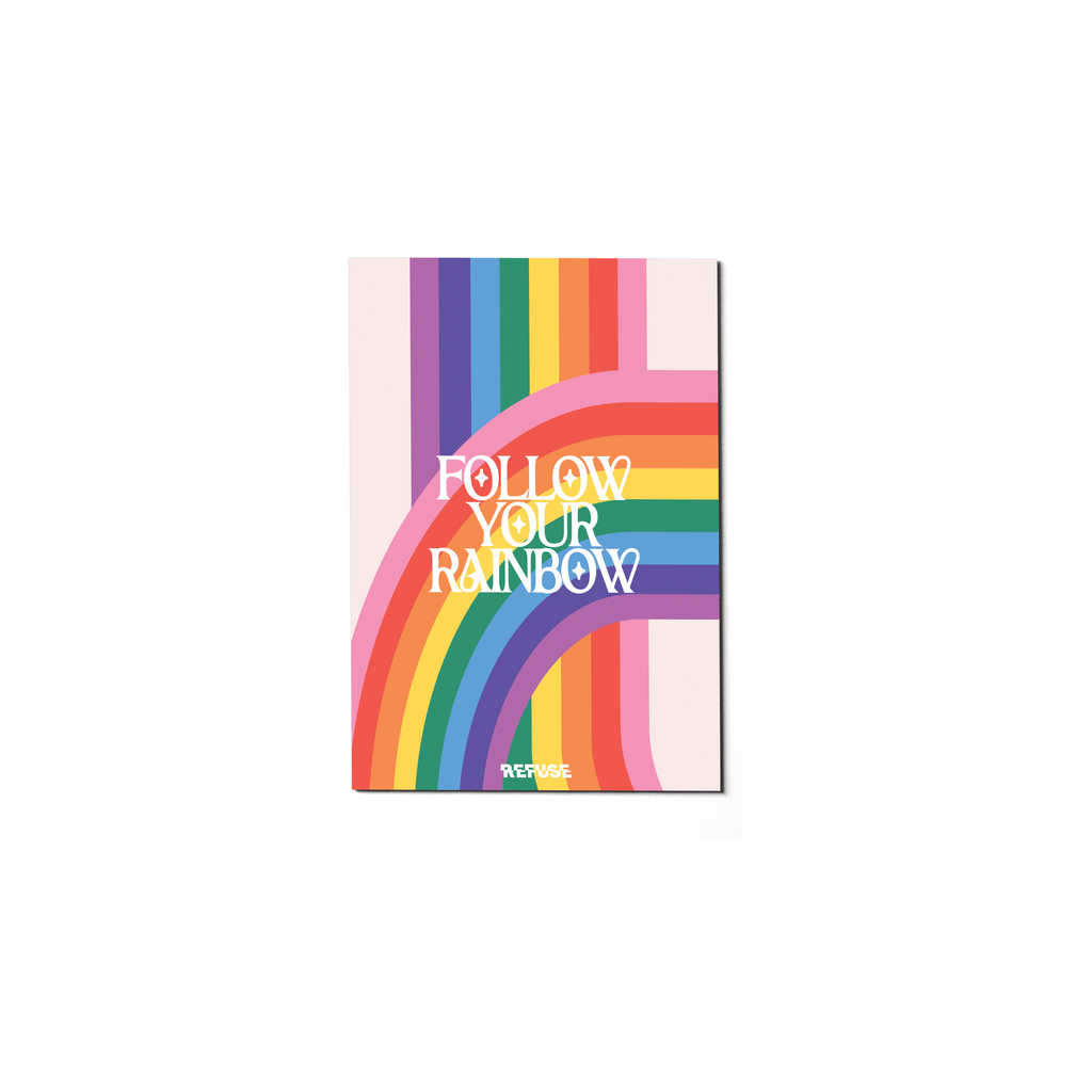 Follow Your Rainbow Greeting Card