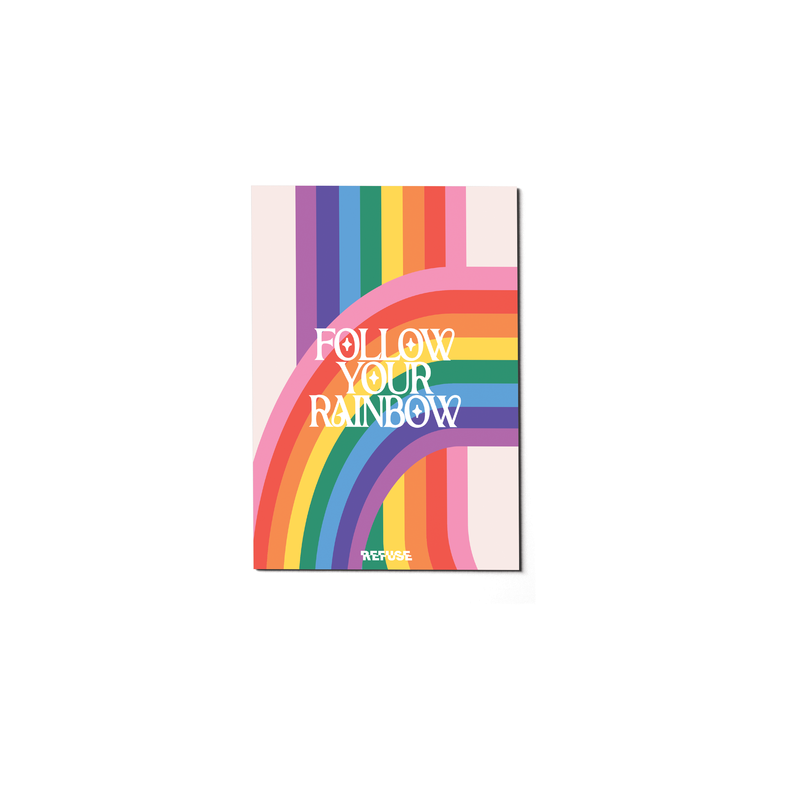 Follow Your Rainbow Greeting Card