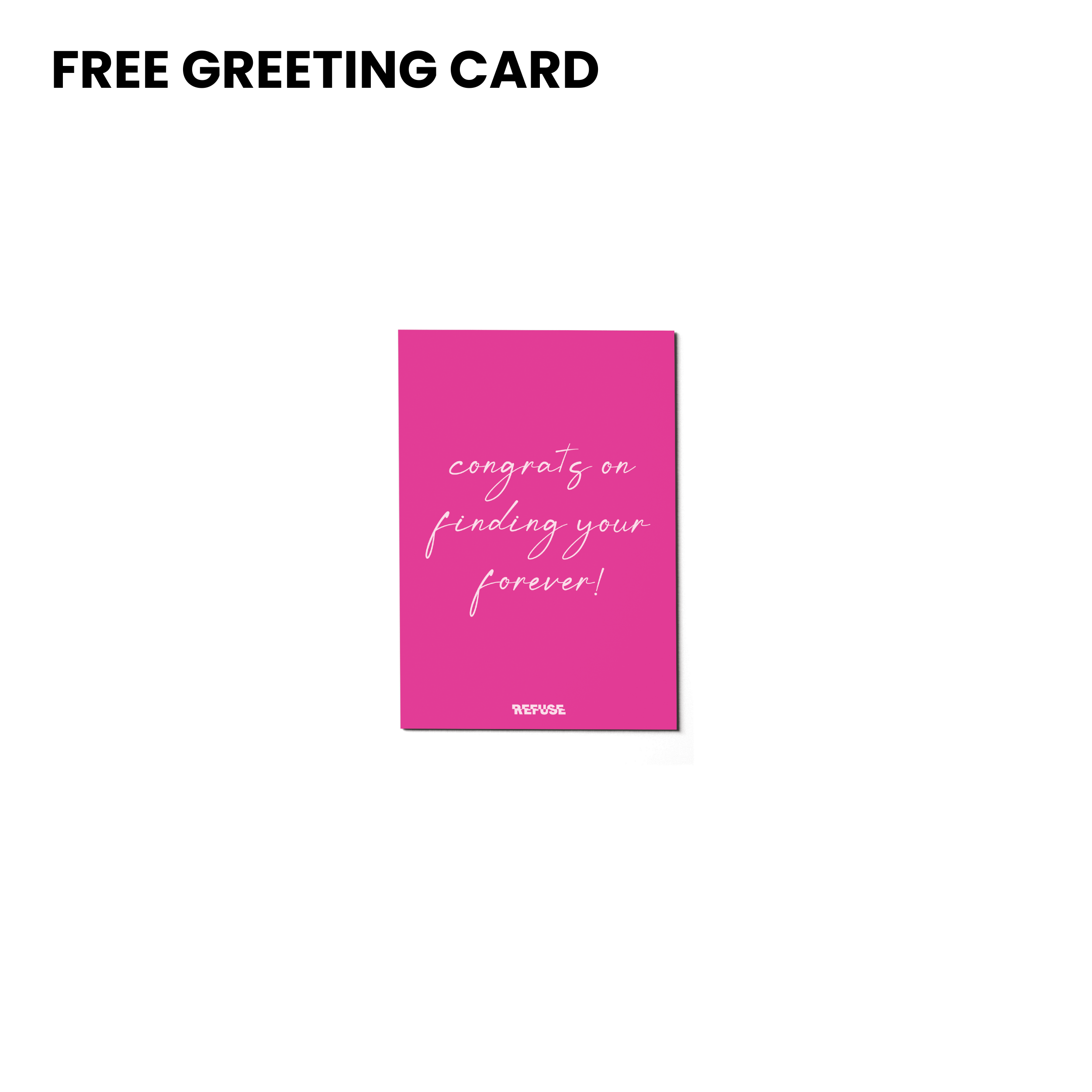 free bridal greeting card