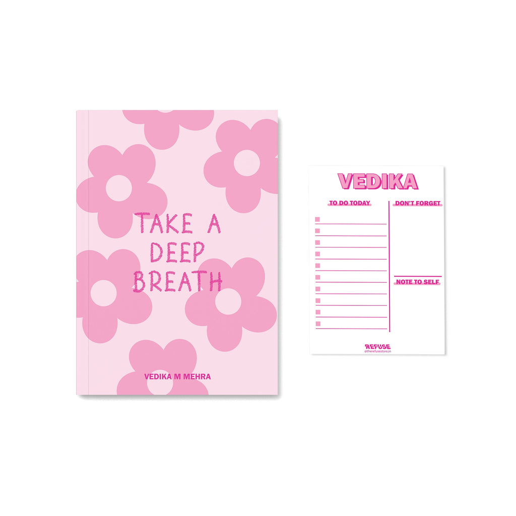 Personalised notebook + notepad
