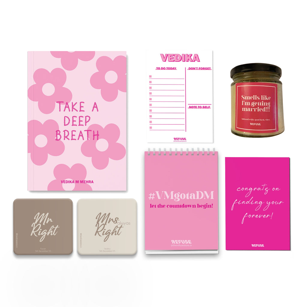 Bride-To- Be Personalised Gift Set