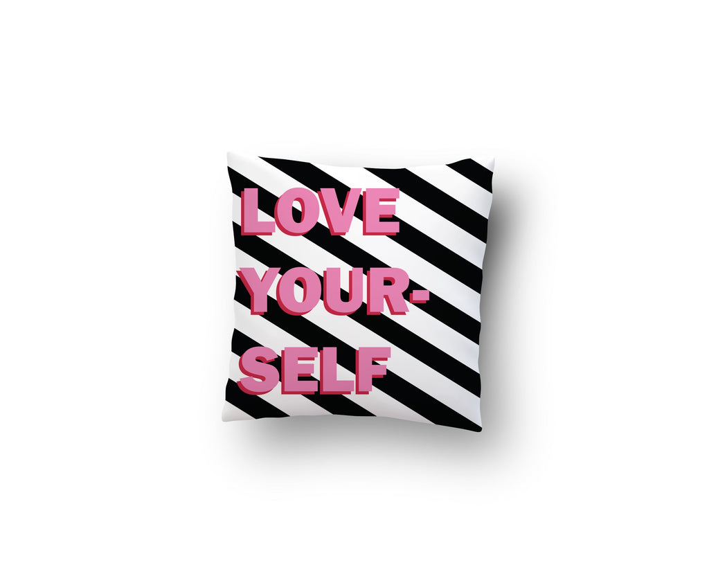 love yourself cushion cover