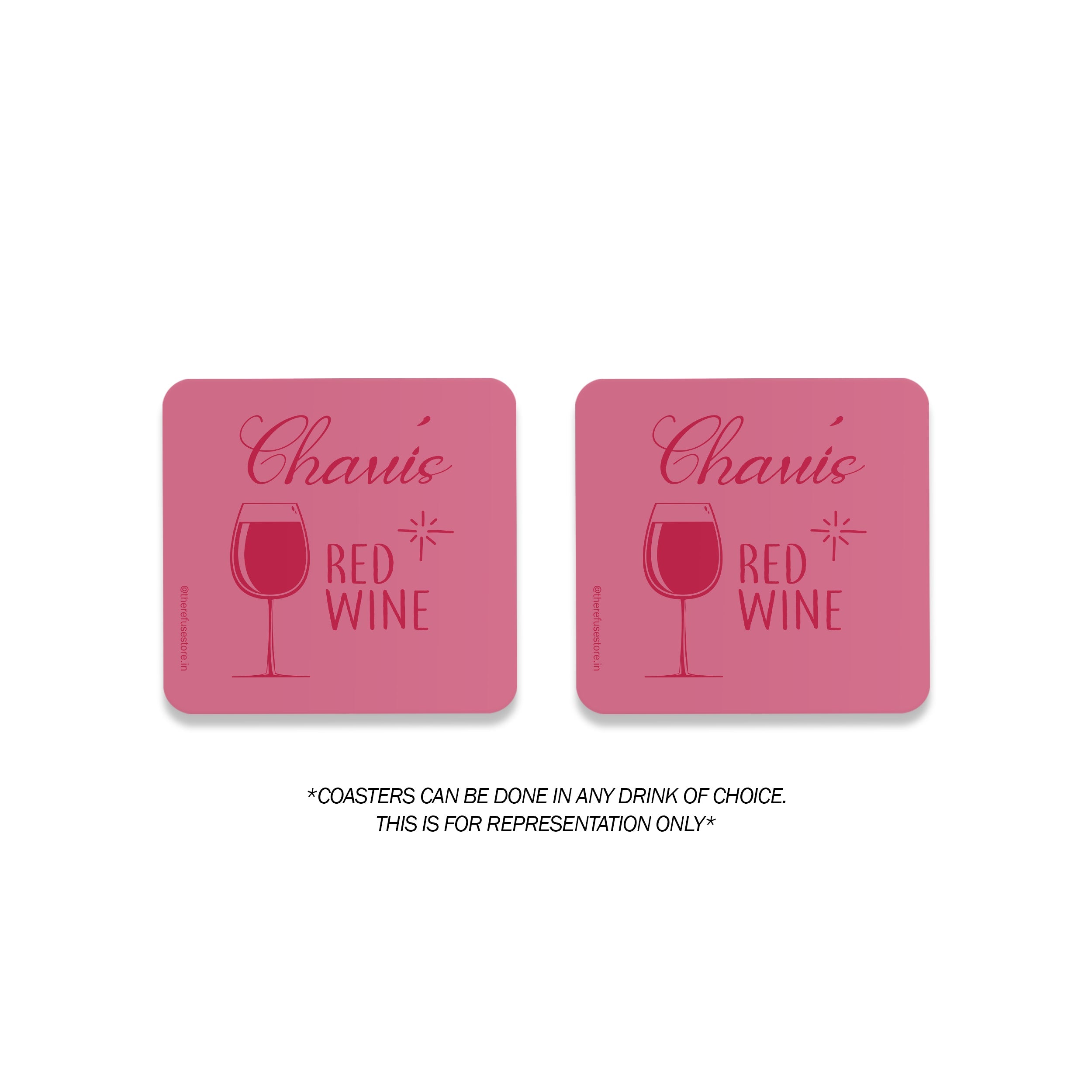 personalised drink coasters