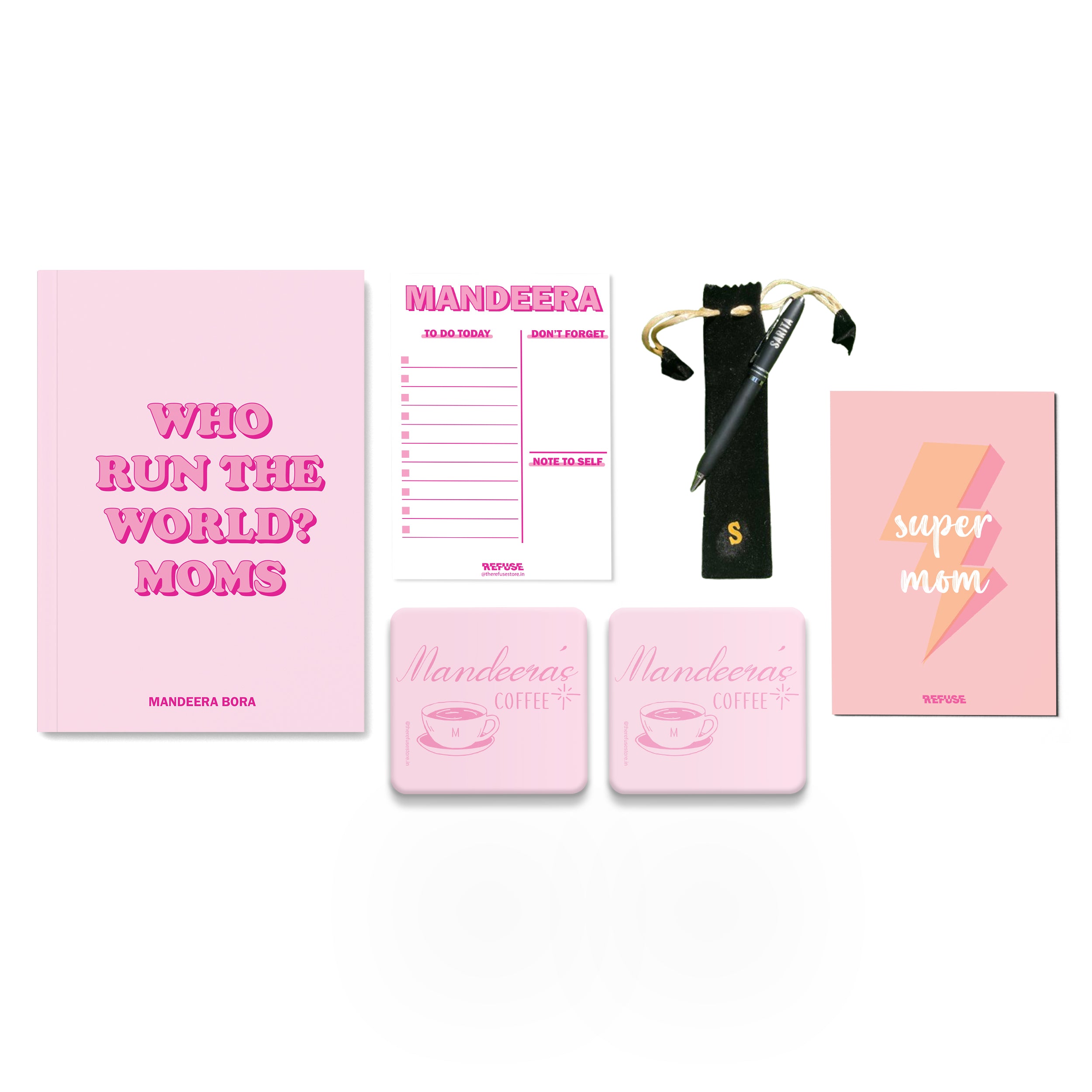 Mums The World Personalised Gift Set