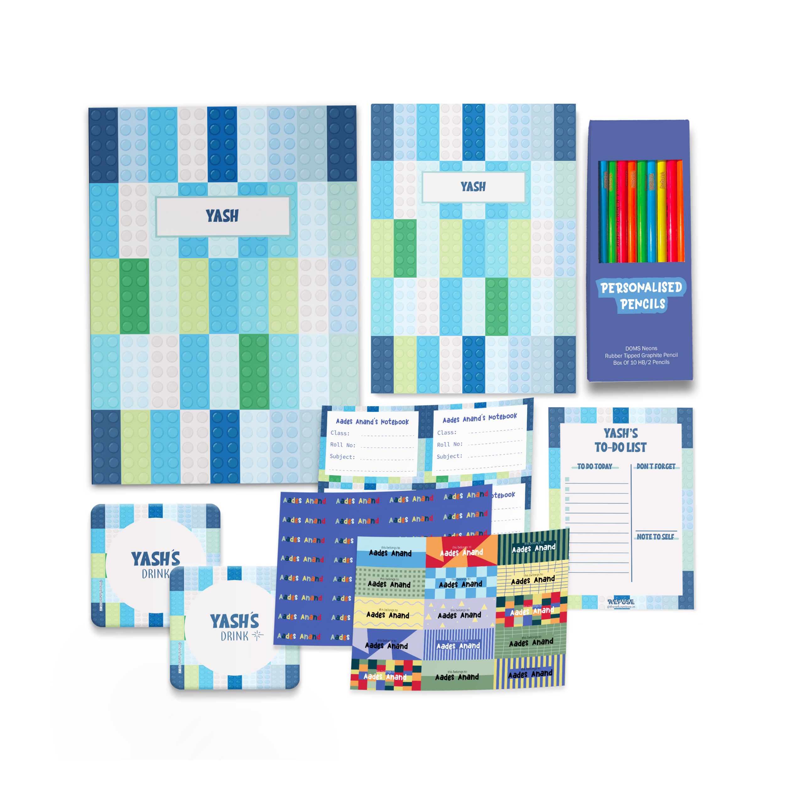 Lego Back to School Gift Set – Personalised & Prepped