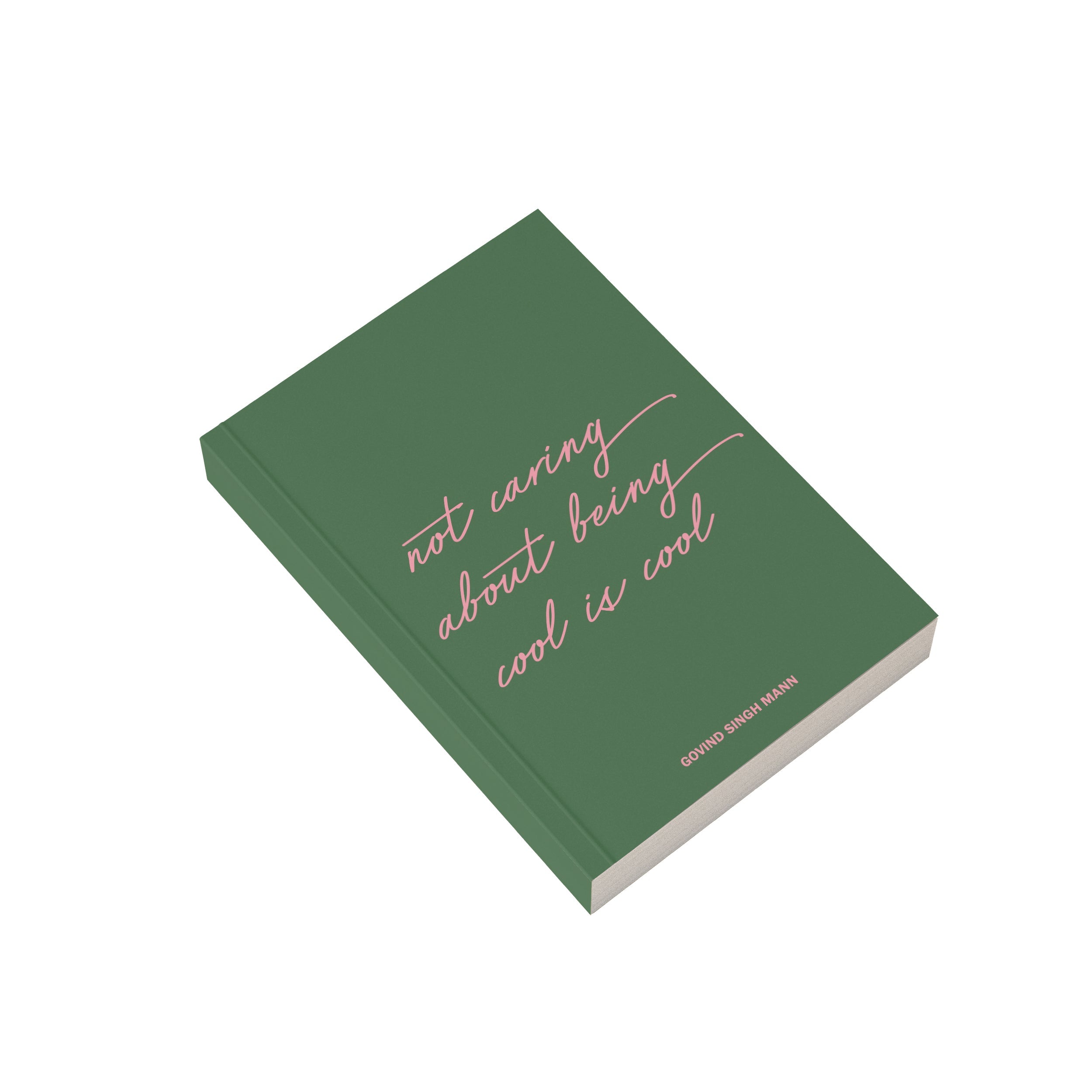 Personalised Green Notebook