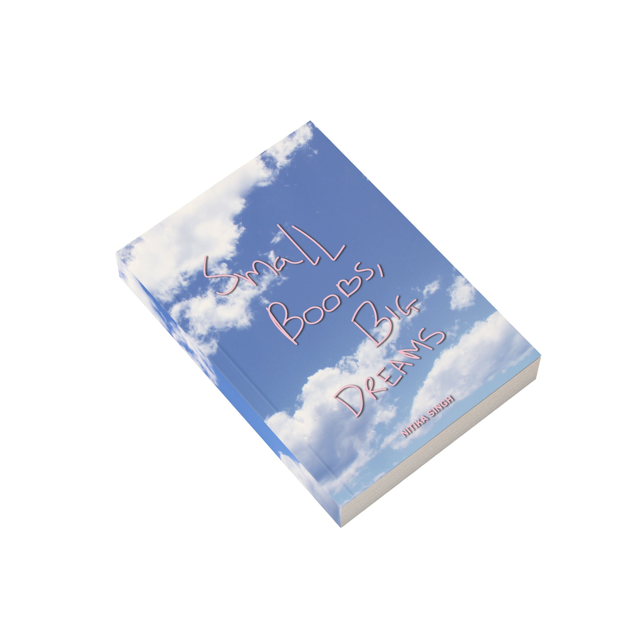 Personalised Cloud print notebook with quote
