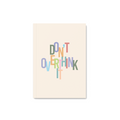 Notebook with mulicolour text - dont overthink it