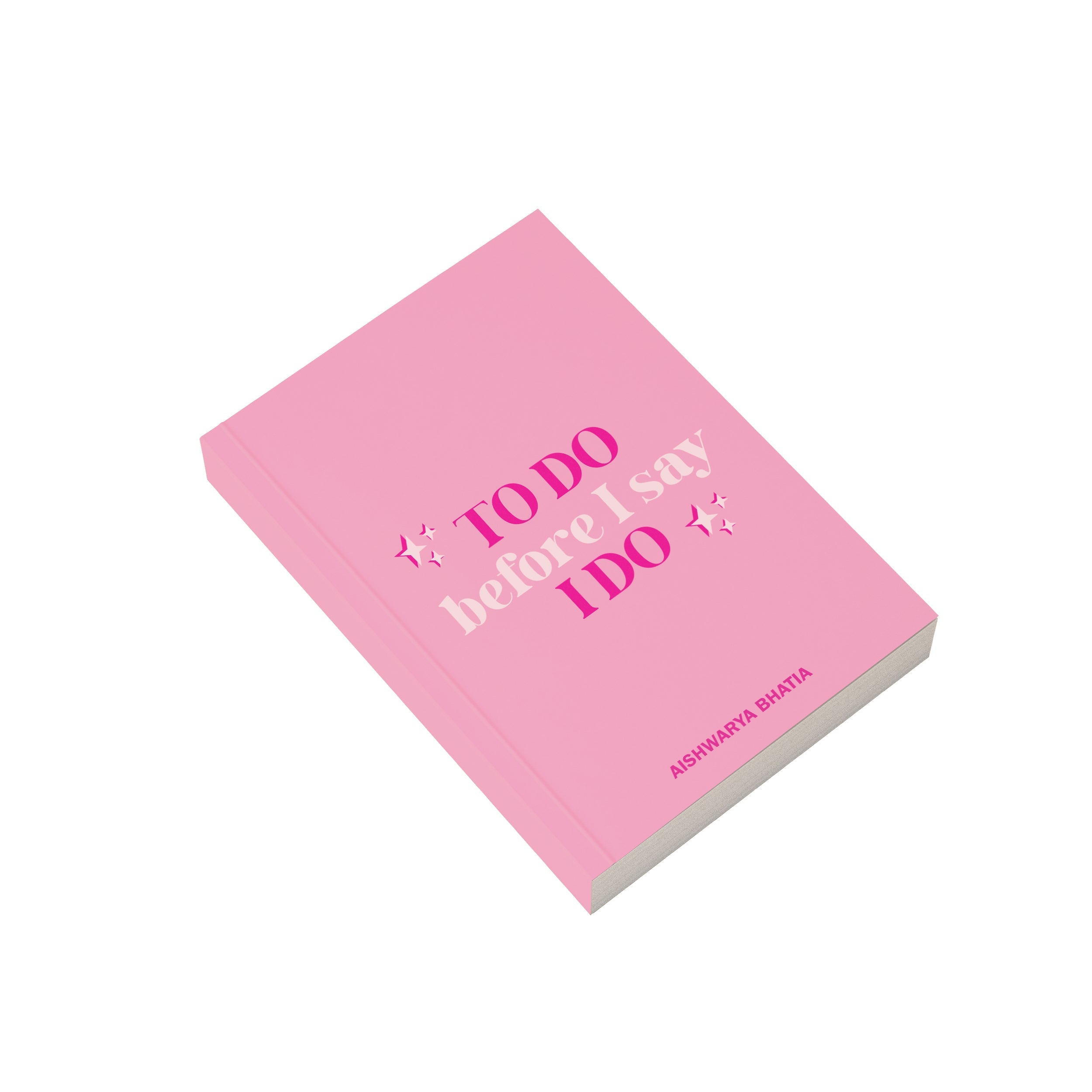 Personalised Pink Notebook for bride to be