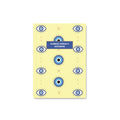 Yellow Evil Eye Personalised Notebook