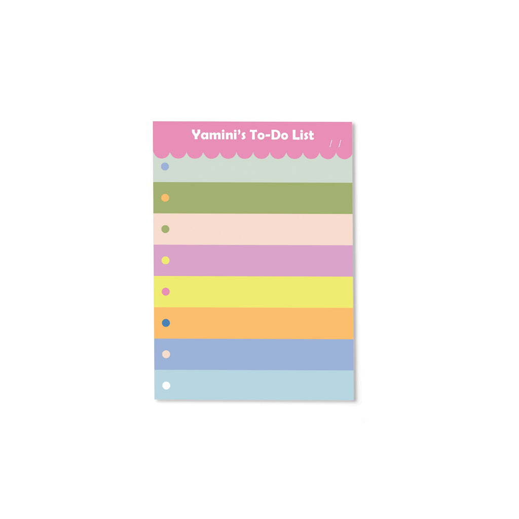 Multicolour Personalised Daily Planner