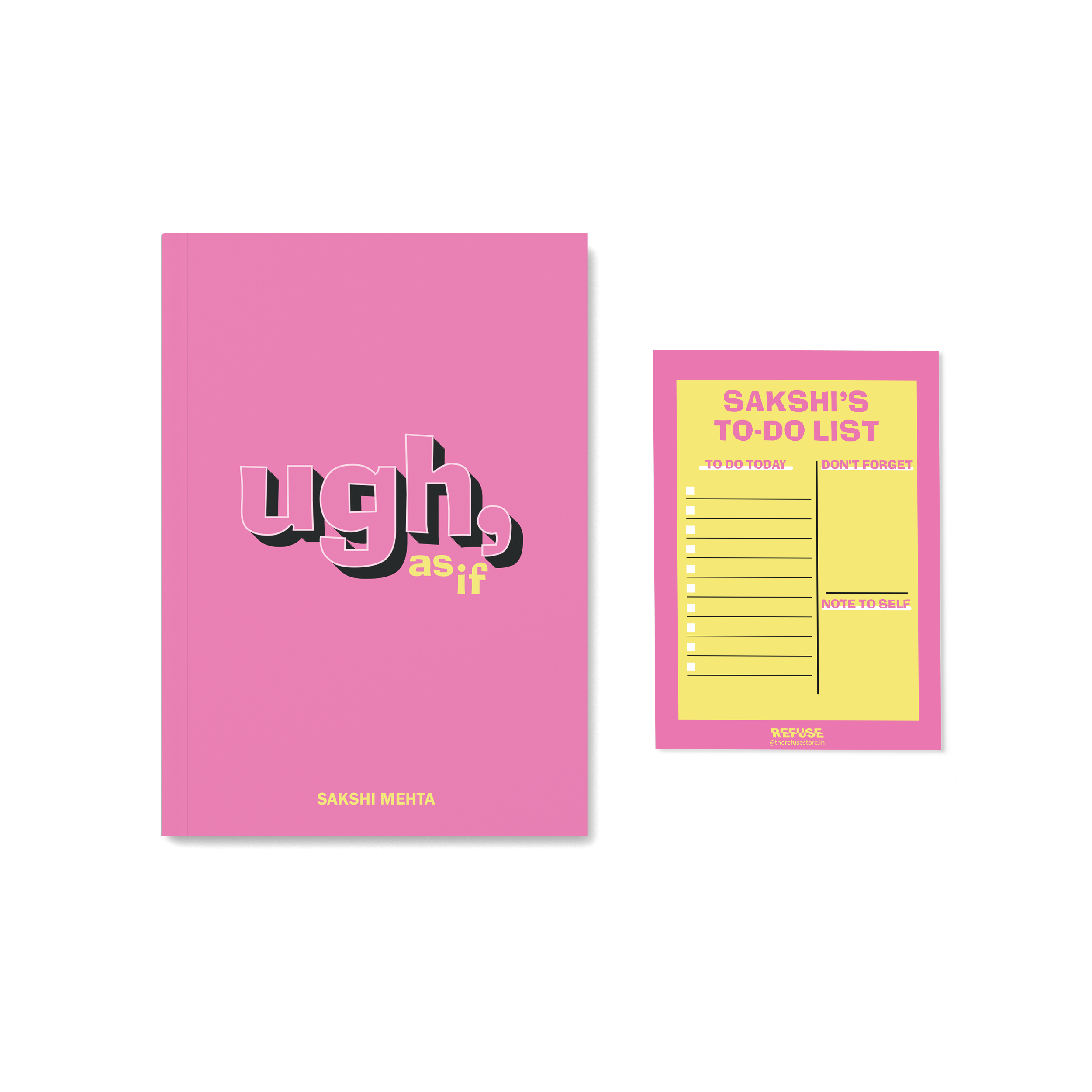 Personalised clueless movie inpired notebook with matching Notepad