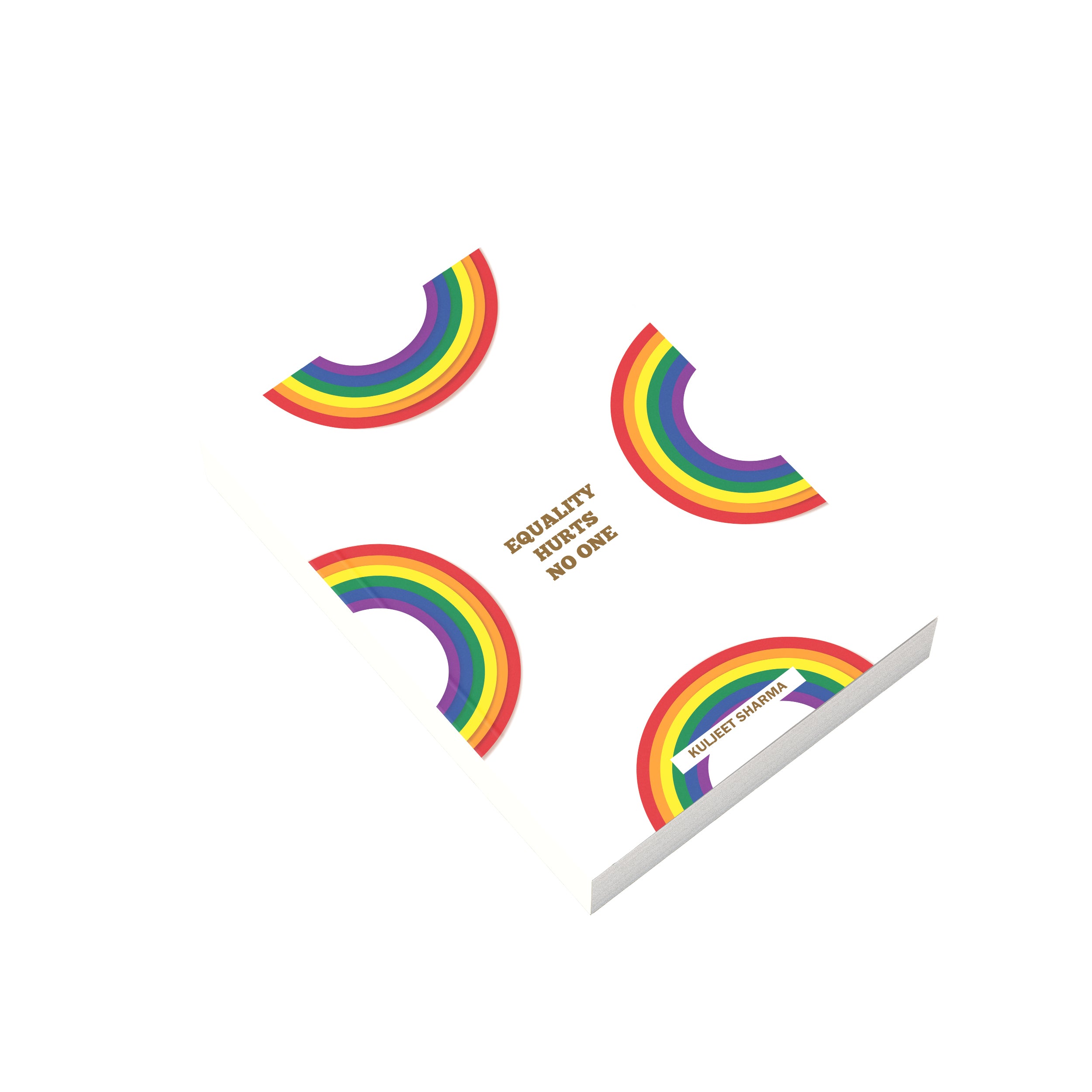 Equality Hurts No One – Pride Notebook