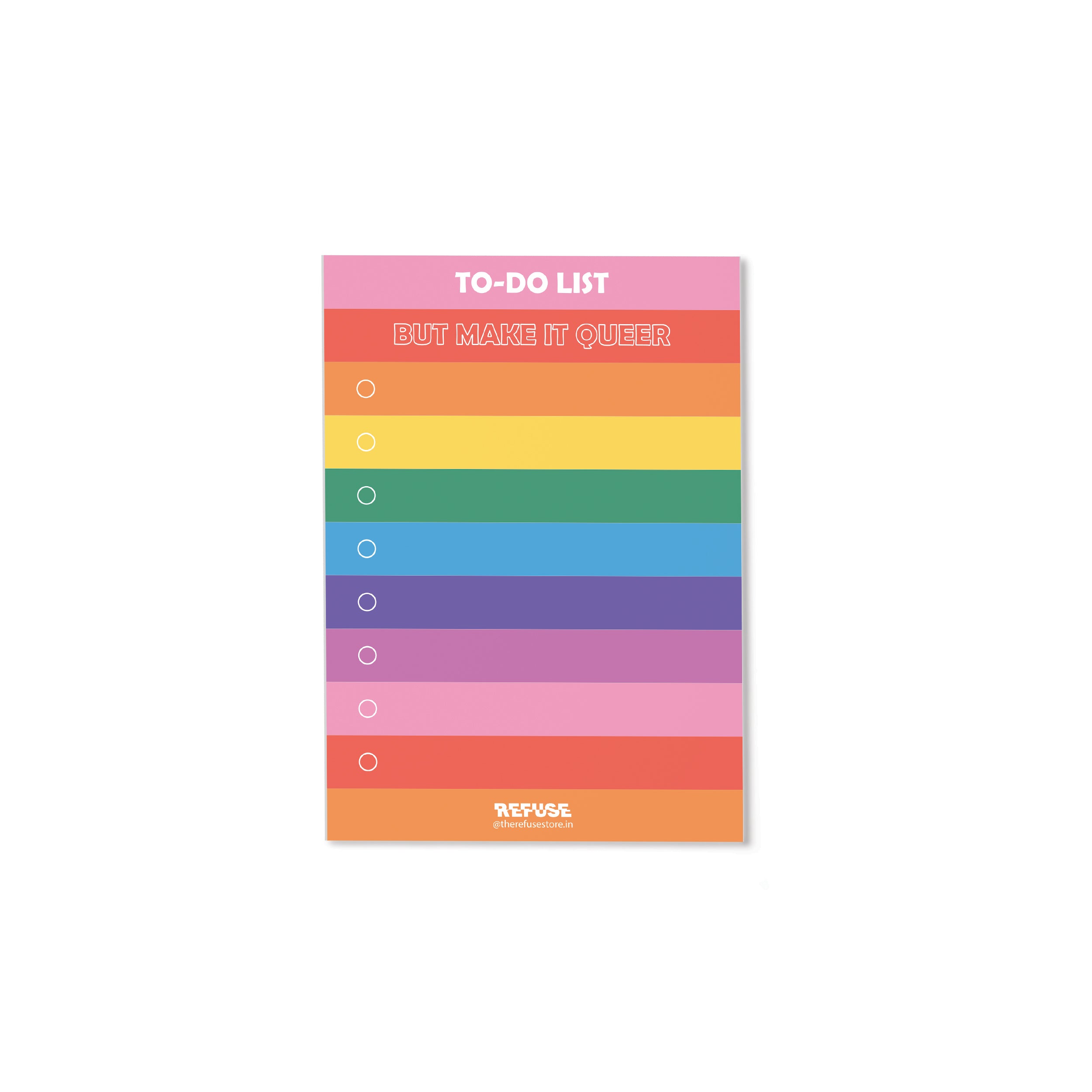 to-do list but make it queer notepad