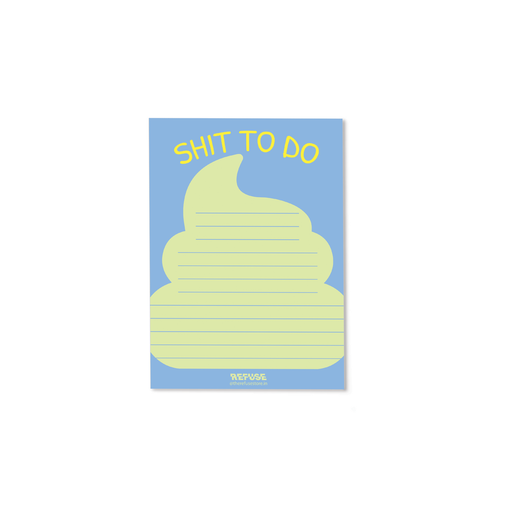 before i forger notepad featuring a pink lined note page with bold burgundy border details.