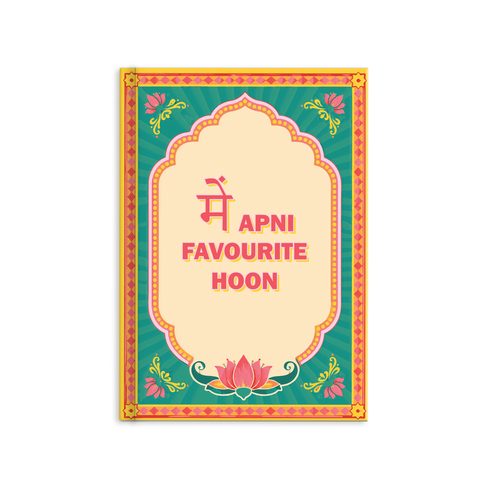 jab we met hardbound notebook with quote Main Apni Favourite Hoon