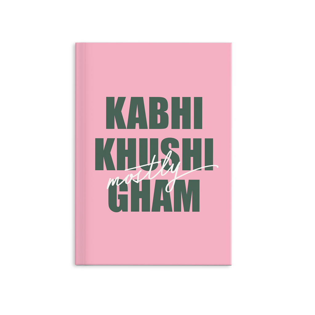 Kabhi Khushi Kabhi Gham hardbound ruled notebook